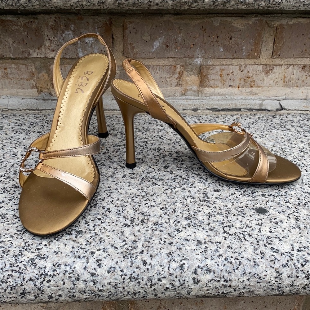 Bcbg vintage copper leather shoes